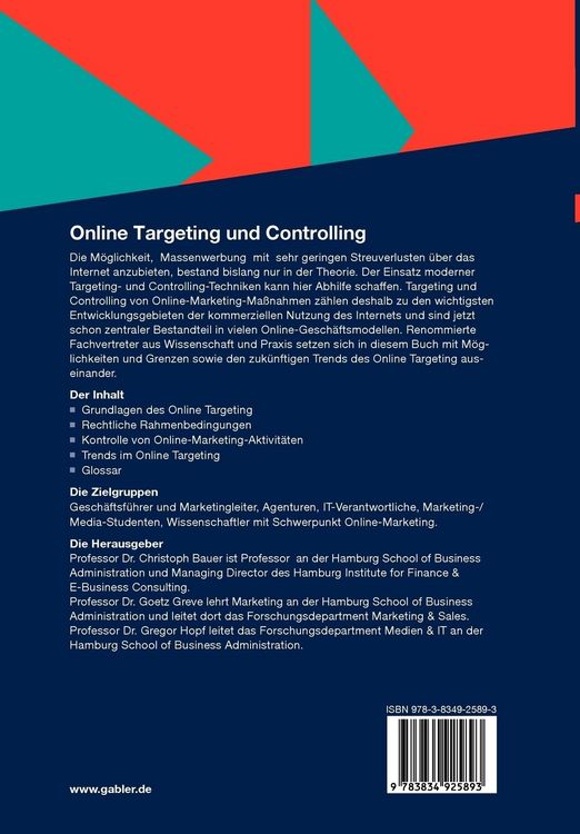 Produktbild: Online Targeting und Controlling