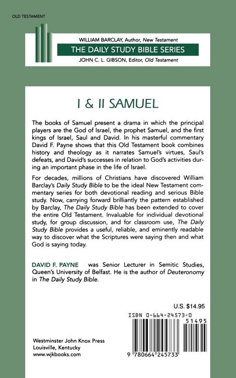 Produktbild: First and Second Samuel (DSB-OT)