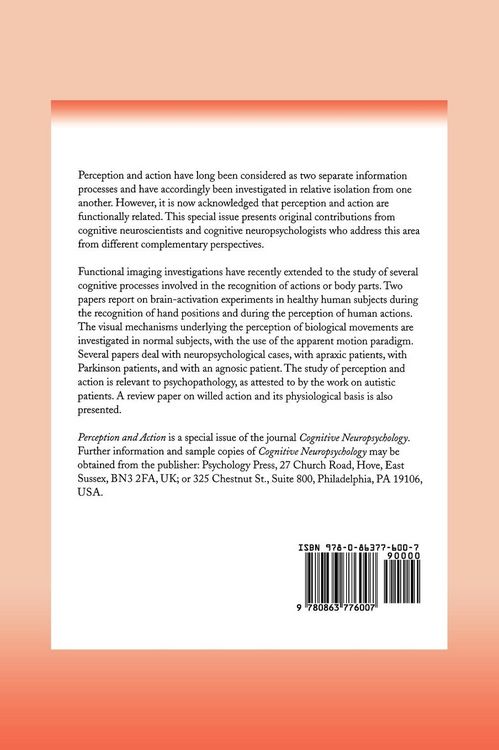 Produktbild: Perception and Action