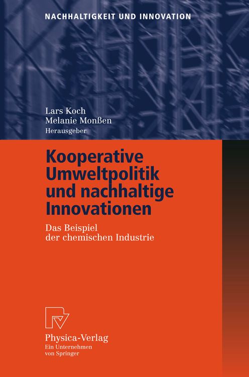 Produktbild: Kooperative Umweltpolitik und nachhaltige Innovationen