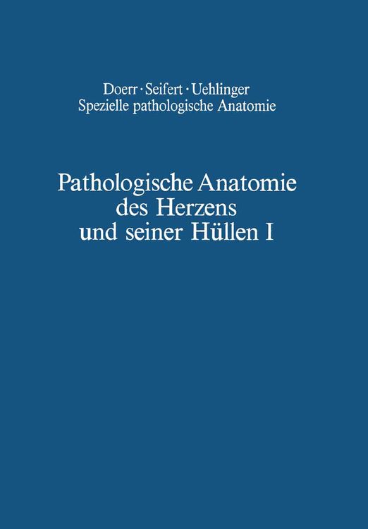 Produktbild: Pathologische Anatomie des Herzens und seiner H&uuml;llen