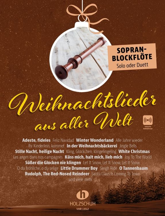 Produktbild: Weihnachtslieder aus aller Welt - Sopranblockfl&ouml;te