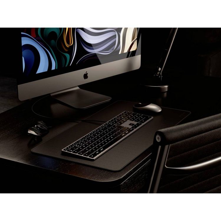 Produktbild: Satechi Slim W3 Kabelgebunden Tastatur Deutsch, QWERTZ Anthrazit Multimediatasten, mit numerischer Tastatur, Beleuchtet