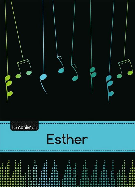 Produktbild: Le carnet d esther musique, 48p, a5