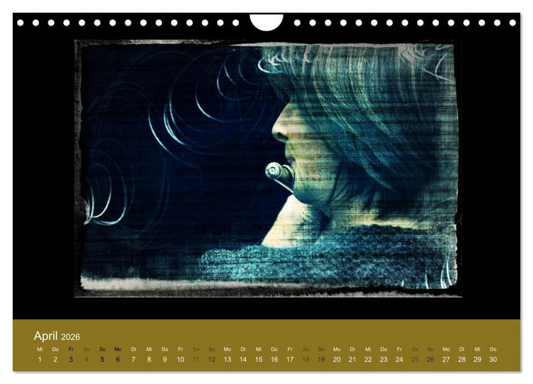 Produktbild: Klangbilder Instrumental-KUNST (Wandkalender 2026 DIN A4 quer), CALVENDO Monatskalender