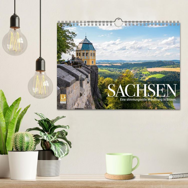 Produktbild: Sachsen - Eine stimmungsvolle Wanderung in Bildern (Wandkalender 2026 DIN A4 quer), CALVENDO Monatskalender