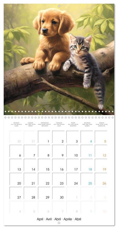 Produktbild: Instants craquants (Calendrier mural carr&eacute; 2026 30x30 cm) Calendrier double avec une page pour vos prises de notes