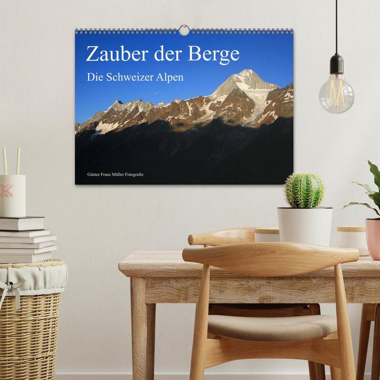 Produktbild: Zauber der Berge. Die Schweizer Alpen (Wandkalender 2026 DIN A3 quer), CALVENDO Monatskalender