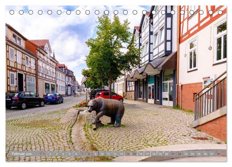 Produktbild: Ein Blick auf Leinefelde-Worbis (Tischkalender 2026 DIN A5 quer), CALVENDO Monatskalender