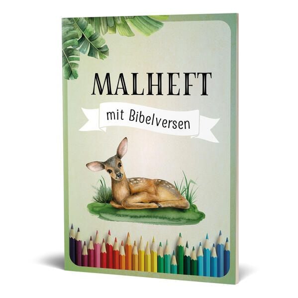 Produktbild: Malheft mit Bibelversen