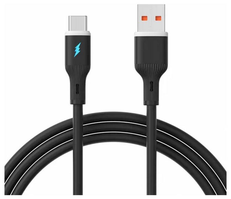 Produktbild: Akyga USB-Kabel USB-A Stecker, USB-C&reg; Stecker 1m Schwarz AK-USB-62