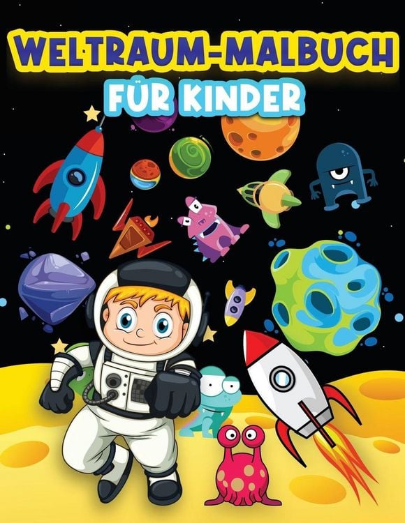 Produktbild: Weltraum-Malbuch f&uuml;r Kinder