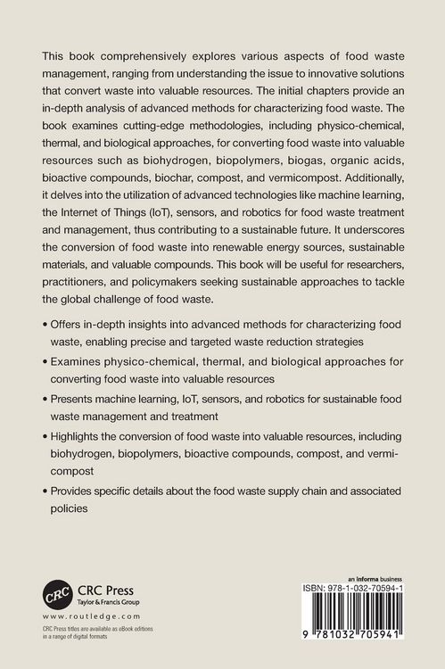 Produktbild: Sustainable Technologies for Food Waste Management