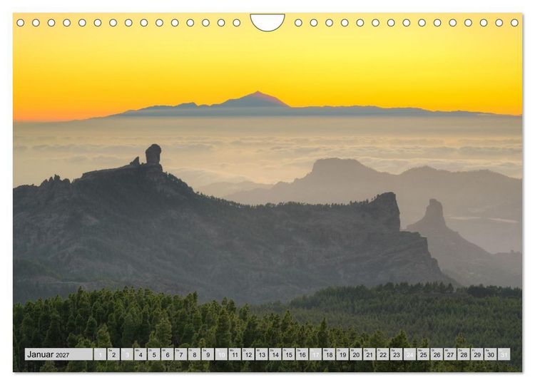 Produktbild: Faszination Gran Canaria (Wandkalender 2027 DIN A4 quer), CALVENDO Monatskalender
