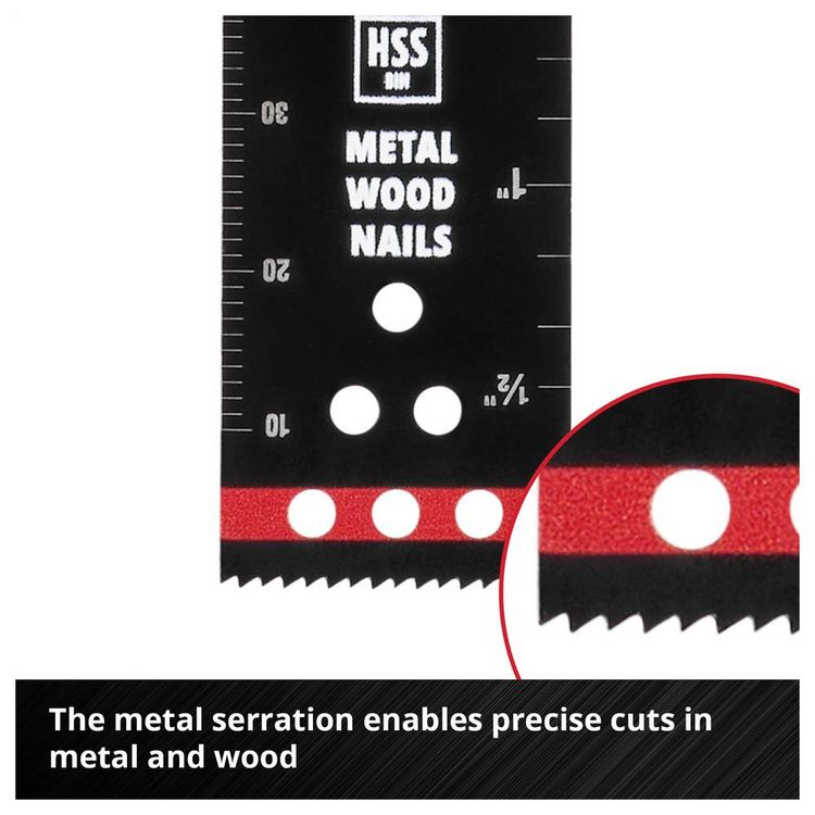 Produktbild: Einhell 708042 Tauchs&auml;geblatt BIM Met, 22mm Bimetall Multifunktionswerkzeug-Zubeh&ouml;r-Set 22 mm 1 St.