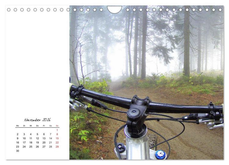 Produktbild: Fahrradtour. Radle dich frei und gesund! (Wandkalender 2026 DIN A4 quer), CALVENDO Monatskalender