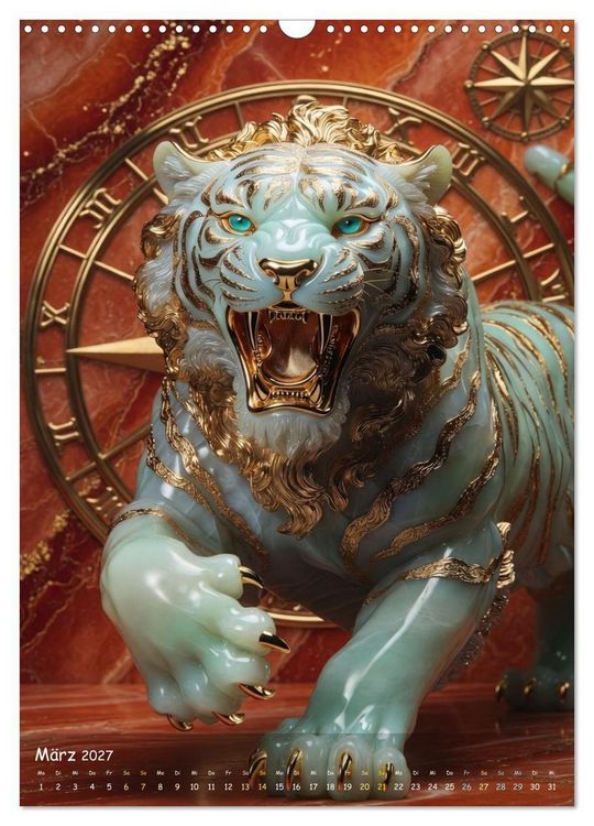 Produktbild: ZODIAK JADE IMPERIAL (Wandkalender 2027 DIN A3 hoch), CALVENDO Monatskalender