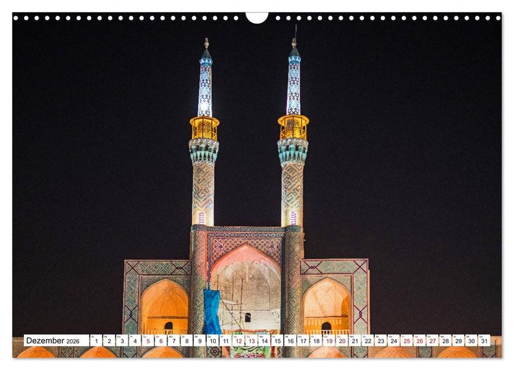 Produktbild: St&auml;dte des Irans - Yazd (Wandkalender 2026 DIN A3 quer), CALVENDO Monatskalender