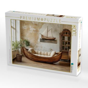 Produktbild: CALVENDO Puzzle Ein Motiv aus dem Kalender "Wohntr&auml;ume aus Holz" | 1000 Teile Lege-Gr&ouml;&szlig;e 64x48cm Foto-Puzzle f&uuml;r gl&uuml;ckliche Stunden