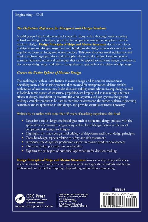 Produktbild: Design Principles of Ships and Marine Structures