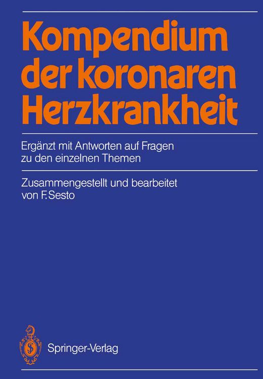 Produktbild: Kompendium der koronaren Herzkrankheit