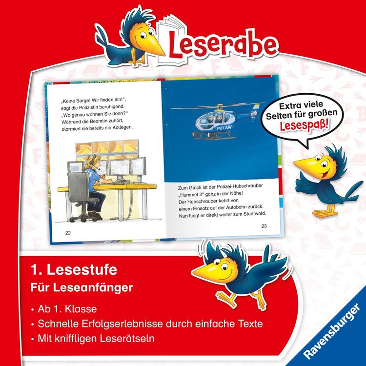 Produktbild: Leserabe Sonderausgaben - Polizeiabenteuer zum Lesenlernen
