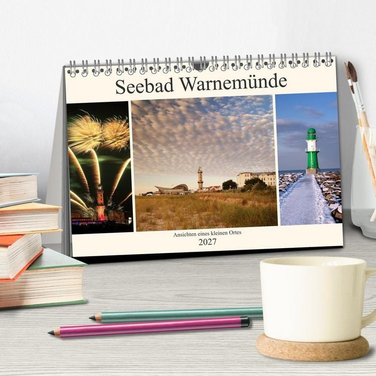 Produktbild: Seebad Warnem&uuml;nde (Tischkalender 2027 DIN A5 quer), CALVENDO Monatskalender