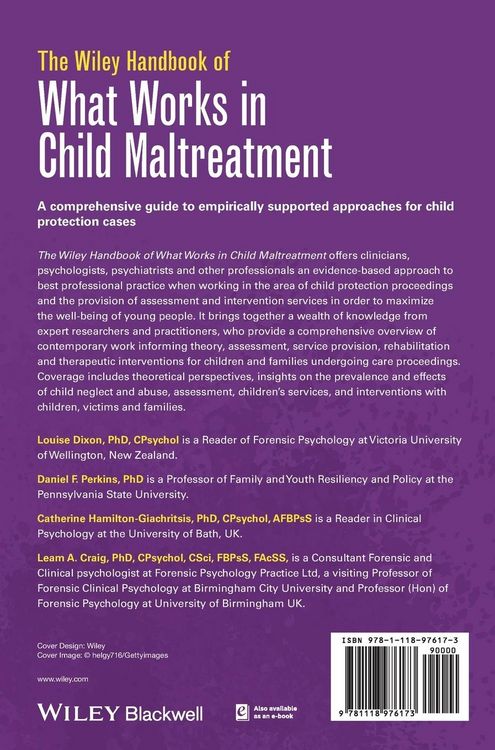 Produktbild: The Wiley Handbook of What Works in Child Maltreatment