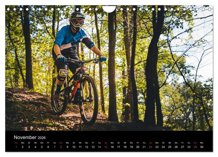 Produktbild: Mountainbike Action (Wandkalender 2026 DIN A4 quer), CALVENDO Monatskalender