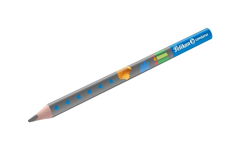 Produktbild: Pelikan Schreiblernbleistift combino&reg;, Blau, B-Mine, dreieickig, f&uuml;r Rechts- und Linksh&auml;nder, 1 St&uuml;ck
