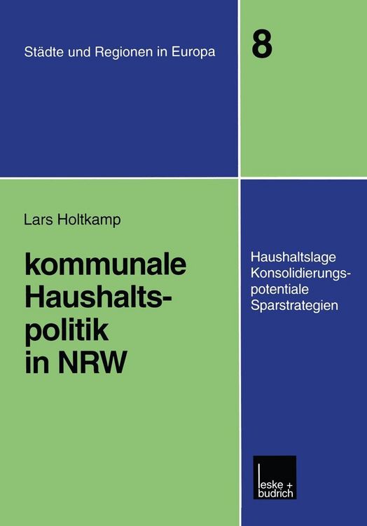 Produktbild: Kommunale Haushaltspolitik in NRW