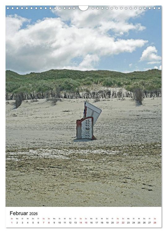 Produktbild: Norderney - Inselliebe (Wandkalender 2026 DIN A3 hoch), CALVENDO Monatskalender