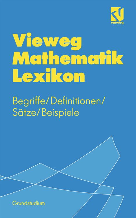 Produktbild: Vieweg Mathematik Lexikon