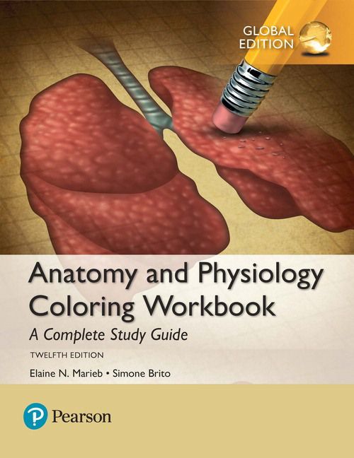 Produktbild: Anatomy and Physiology Coloring Workbook: A Complete Study Guide, Global Edition