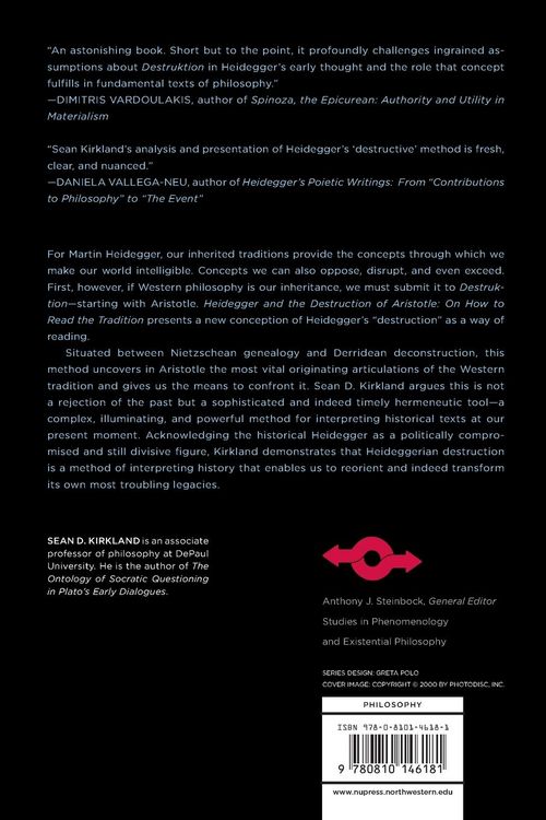 Produktbild: Heidegger and the Destruction of Aristotle
