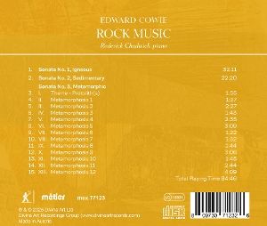 Produktbild: Cowie: Rockmusik - Klaviersonaten 1-3