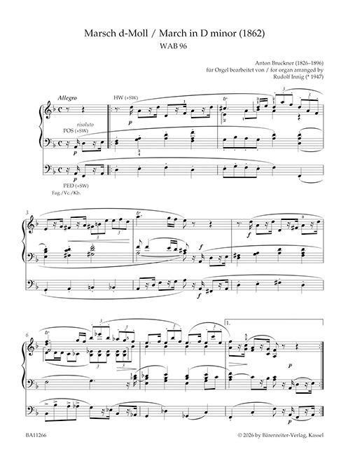 Produktbild: Fr&uuml;he Orchesterwerke -Marsch d-Moll / Drei Orchesterst&uuml;cke / Ouvert&uuml;re g-Moll- (f&uuml;r Orgel bearbeitet)