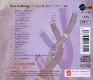 Produktbild: Fagott-Kammermusik