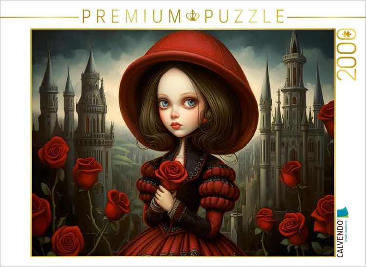 Produktbild: CALVENDO Puzzle Little Gothic Queen | 2000 Teile Lege-Gr&ouml;&szlig;e 90x67cm Foto-Puzzle f&uuml;r gl&uuml;ckliche Stunden