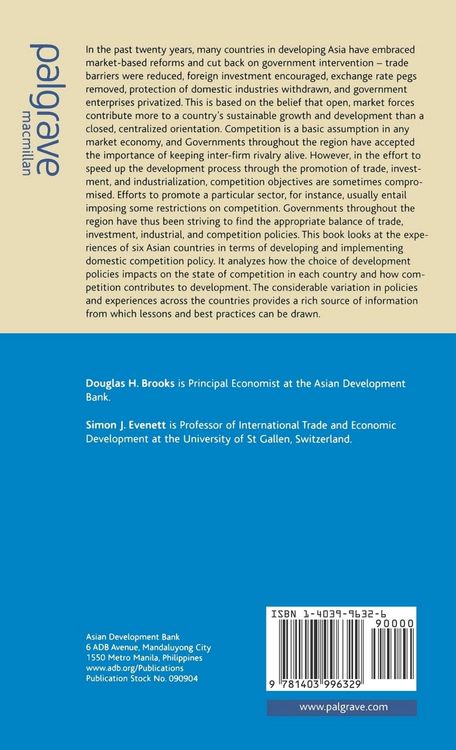 Produktbild: Competition Policy and Development in Asia