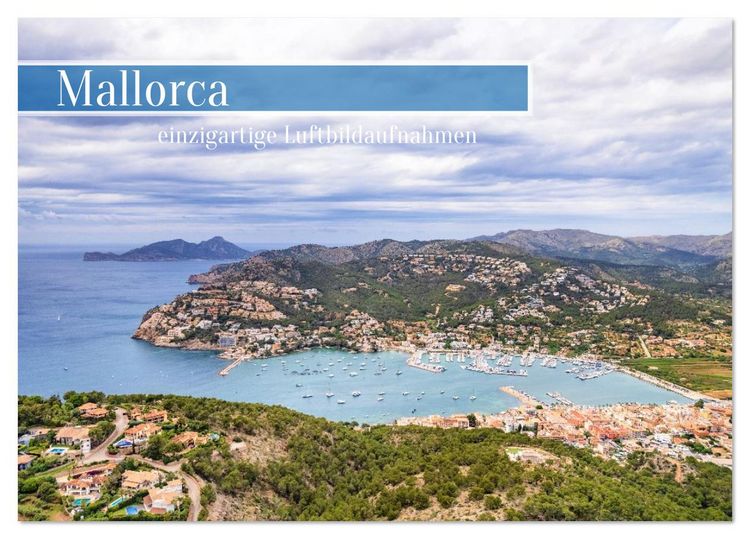 Produktbild: Mallorca - einzigartige Luftbildaufnahmen (Tischkalender 2026 DIN A5 quer), CALVENDO Monatskalender