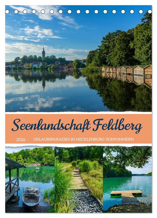 Produktbild: Seenlandschaft Feldberg (Tischkalender 2026 DIN A5 hoch), CALVENDO Monatskalender