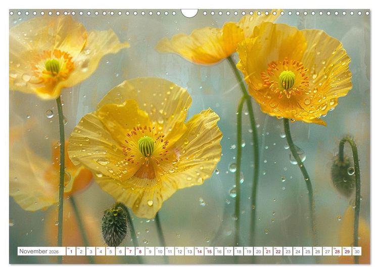 Produktbild: Bezaubernde Mohnblumen (Wandkalender 2026 DIN A3 quer), CALVENDO Monatskalender