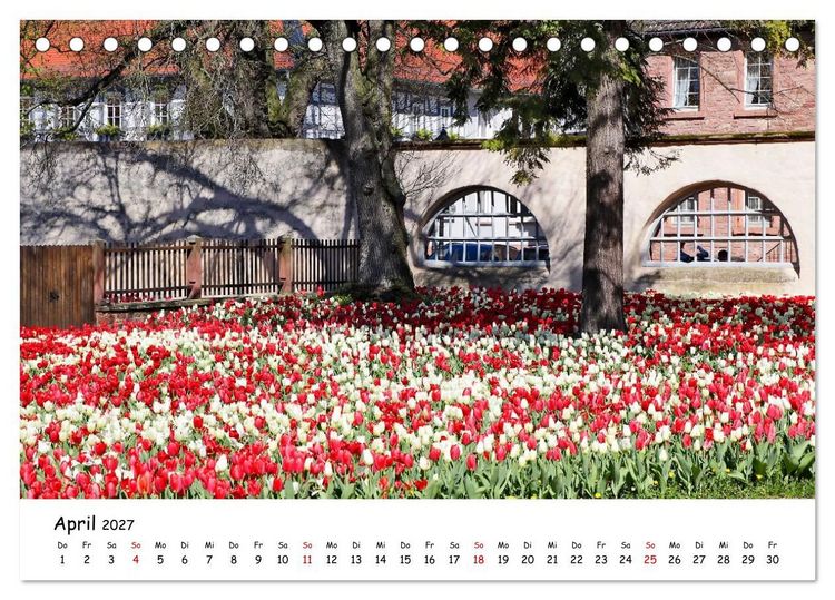 Produktbild: Rund um das Benediktinerkloster Seligenstadt (Tischkalender 2027 DIN A5 quer), CALVENDO Monatskalender