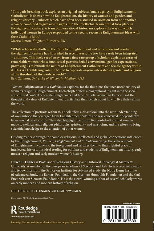 Produktbild: Women, Enlightenment and Catholicism