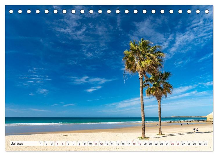 Produktbild: Spanien - Costa de la Luz (Tischkalender 2026 DIN A5 quer), CALVENDO Monatskalender