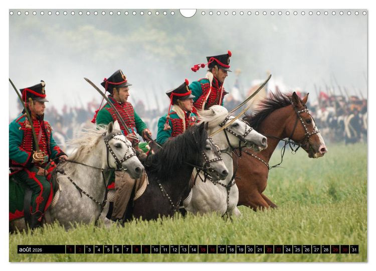 Produktbild: Waterloo - Juin 1815: la derni&egrave;re carte de Napol&eacute;on (Calendrier mural 2026 DIN A3 vertical), CALVENDO calendrier mensuel