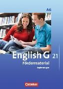 Produktbild: English G 21, Ausgabe A, Abschlussband 6: 10. Schuljahr - 6-j&auml;hrige Sekundarstufe I, F&ouml;rdermaterial, Kopiervorlagen