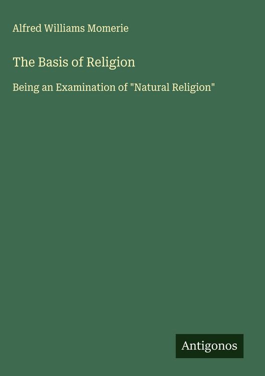 Produktbild: The Basis of Religion
