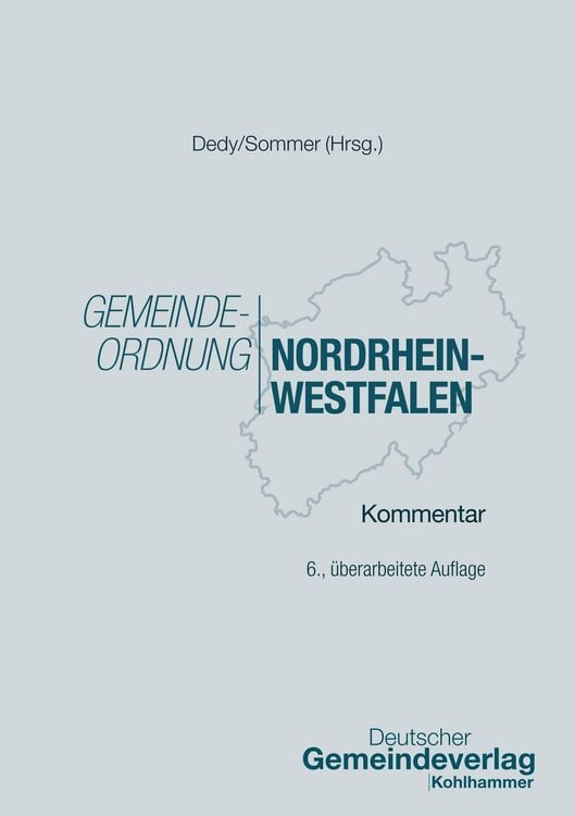 Produktbild: Gemeindeordnung Nordrhein-Westfalen